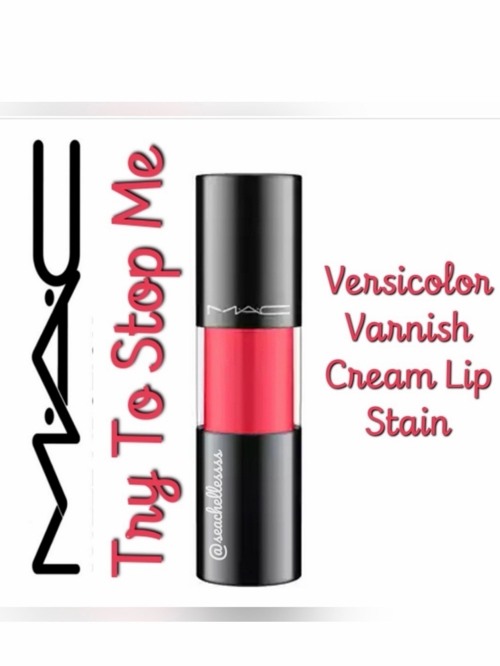 MAC Cosmetics Versicolor Varnish Lip Stain Try To Stop Me Brand New In Box